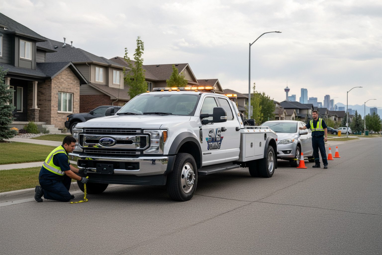 Vehicle recovery service in Calgary